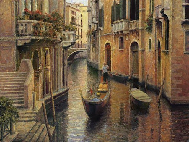 венеция - город, пейзаж - оригинал