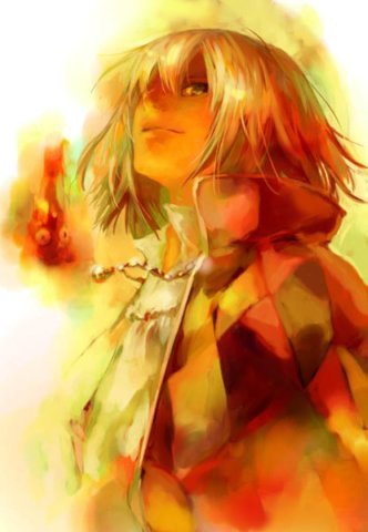 Хоул и Кальцифер - аниме, парни - оригинал