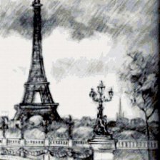 Оригинал схемы вышивки «Париж» (№42898)