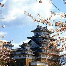 Схема вышивки «японский замок»
