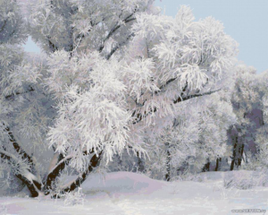 Зима2 - пейзаж, зима - предпросмотр