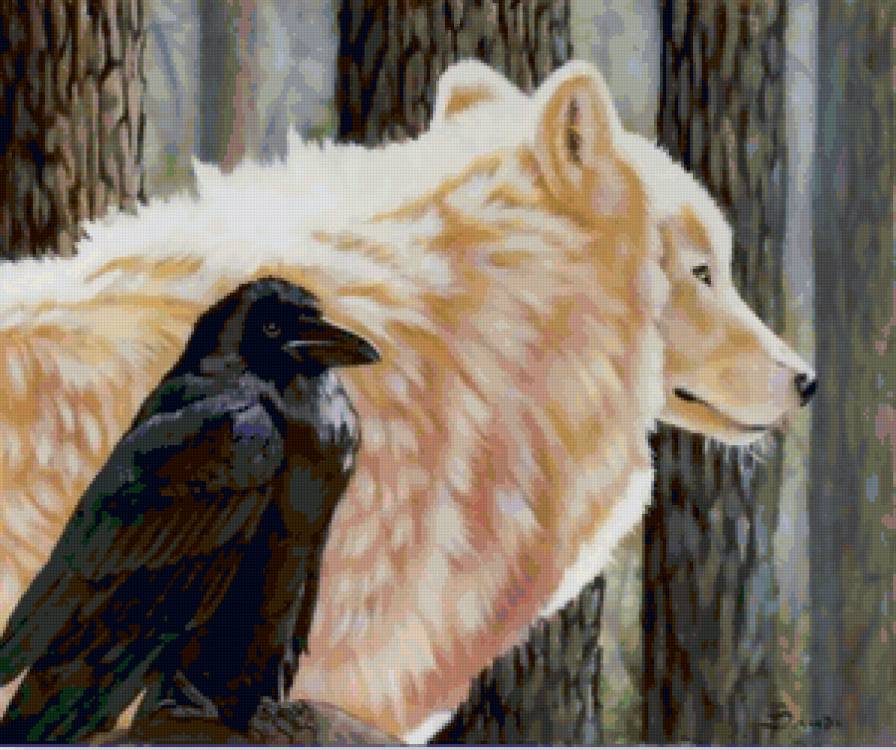 Серия "Волки" - животные, птицы, вороны, волки - предпросмотр