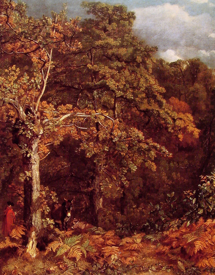 картина - лес, осень - оригинал