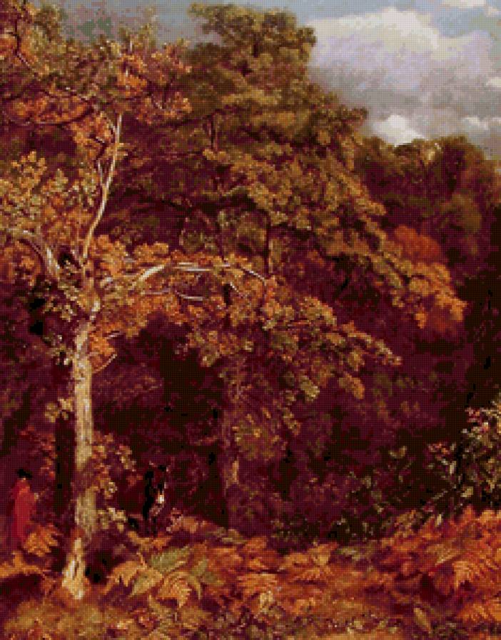 картина - осень, лес - предпросмотр