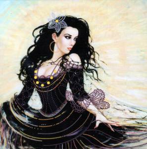 Эсмиральда - портрет, девушка, цыганка - оригинал