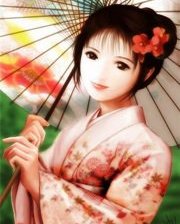 Схема вышивки «Гейша»