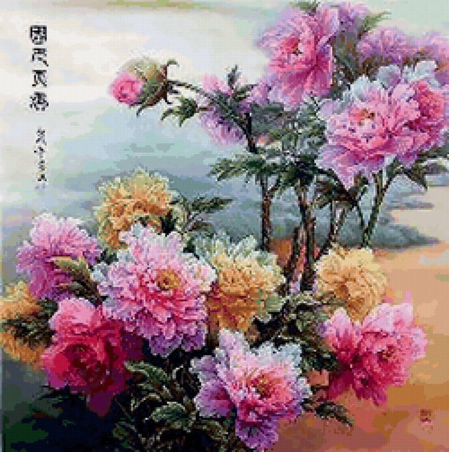 Пионы - пионы - предпросмотр