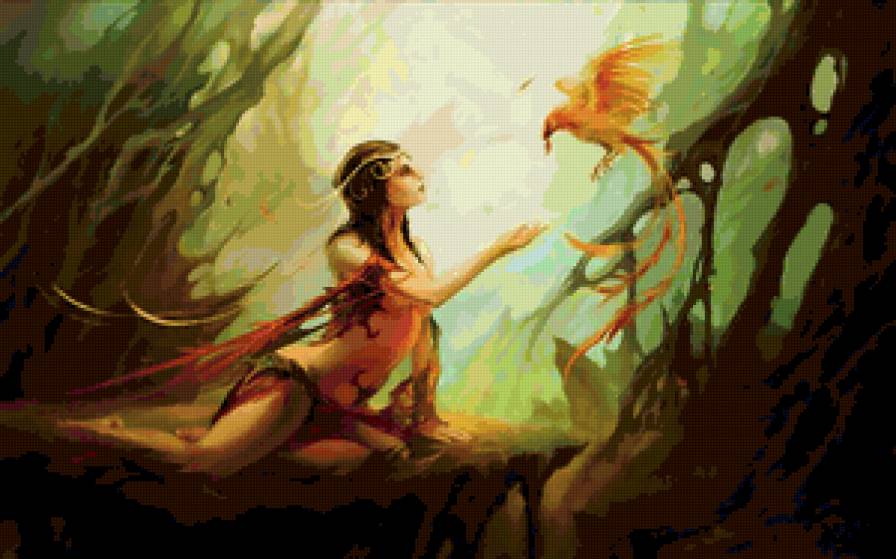 жар птица - птицы, мифы, фэнтези - предпросмотр