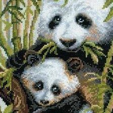 Оригинал схемы вышивки «Мишки-панда» (№45387)
