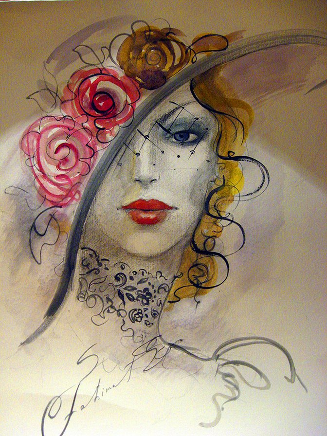 женский образ - женщина - оригинал