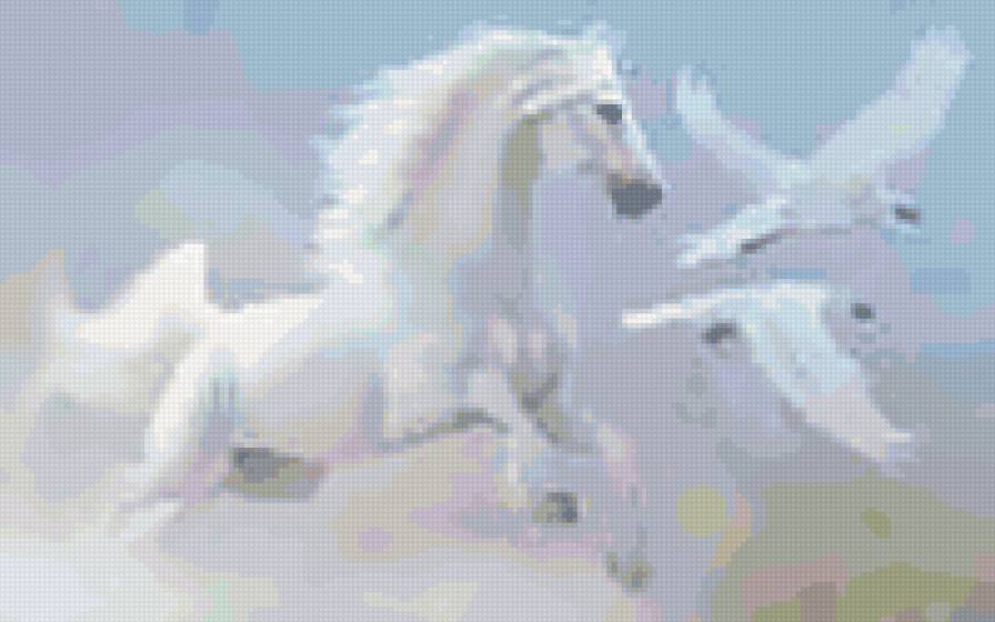 л - лошади, красота, природа, животные - предпросмотр