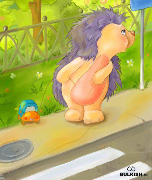 ежик - оригинал