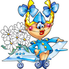 Схема вышивки «веселые картинки»