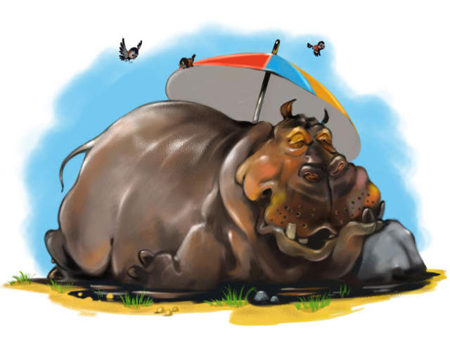 бегемот - оригинал