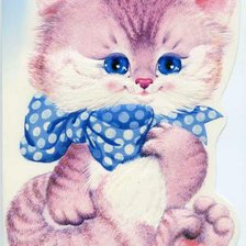 Схема вышивки «киса»