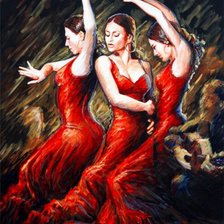 Схема вышивки «танец страсти»