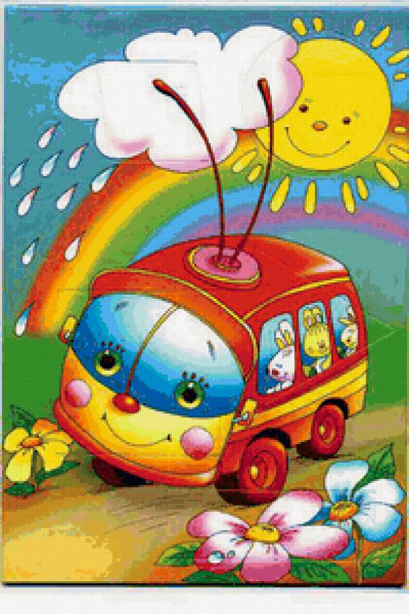 веселый тролейбус - предпросмотр