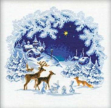 Зимняя сказка - пейзаж, природа, зима, лес, снег - оригинал