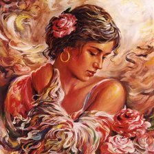 Схема вышивки «Красавица»