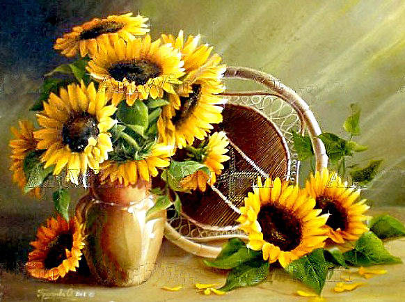 подсолнухи - цветы - оригинал