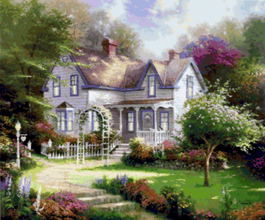 Уютный коттедж - предпросмотр