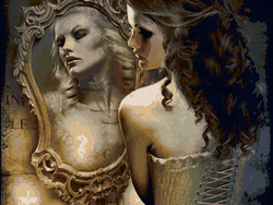 У зеркала - предпросмотр