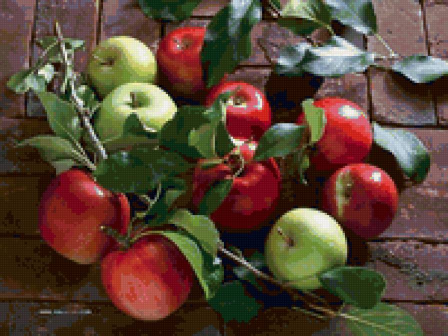яблоки - яблоки, фрукты - предпросмотр
