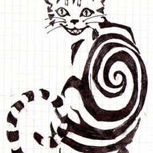 Оригинал схемы вышивки «кот» (№50190)