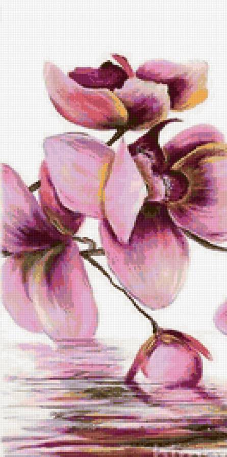 Цветы 2 - цветы, полиптих - предпросмотр