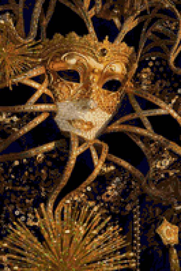 Венецианская маска 4 - маски - предпросмотр