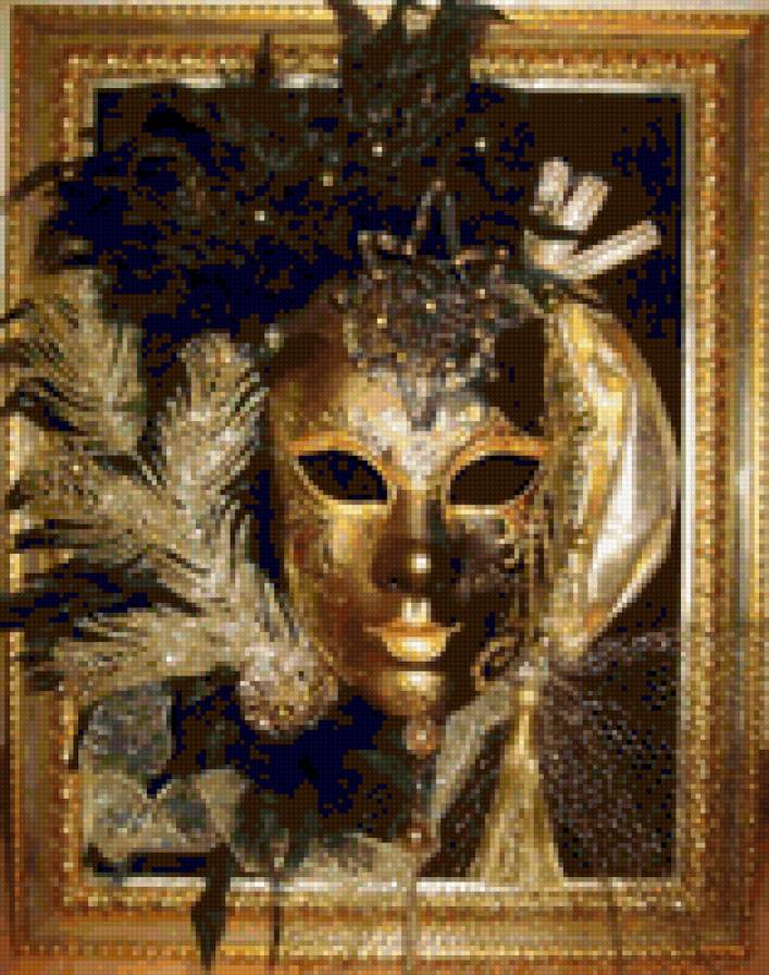 Венецианская маска 6 - маски - предпросмотр