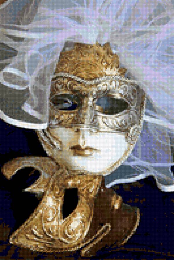 Венецианская маска 15 - маски - предпросмотр