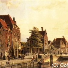 Схема вышивки «город»