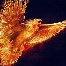 Схема вышивки «огненная птица»