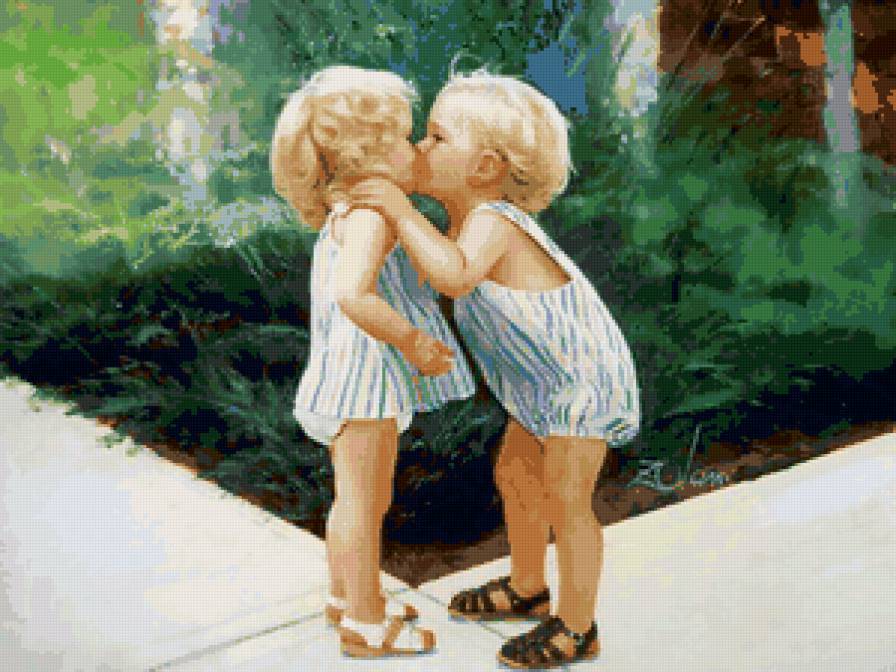 первый поцелуй - дети - предпросмотр