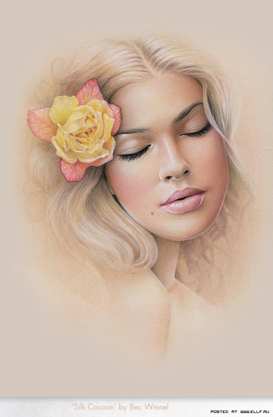 №51713 - девушка, девушка-цветок - оригинал