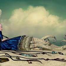 Схема вышивки «девушка»