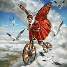 Схема вышивки «бабочка»