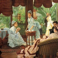 Схема вышивки «гости»