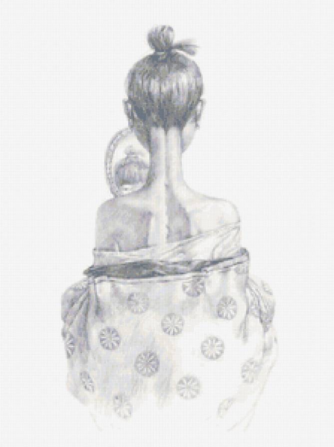 Зорикто Доржиев. Суббуота (графика) - степь, девушки, современные художники - предпросмотр