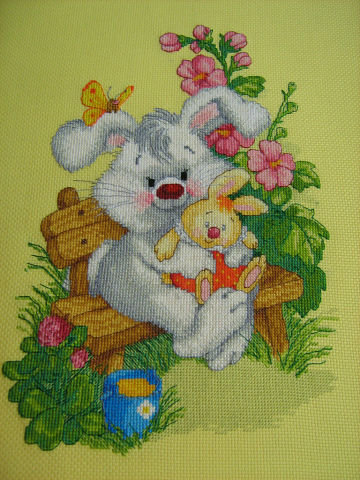 Зайчонок - открытка, животные, мультяшки - оригинал