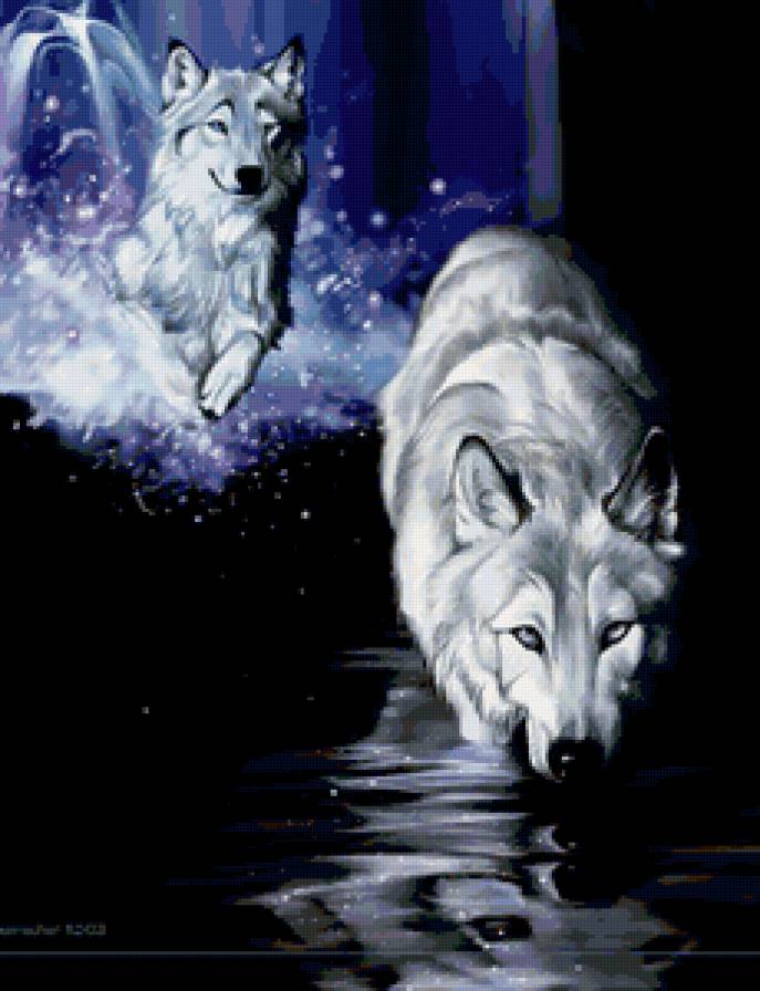 Серия "Волки" - животные, волки - предпросмотр