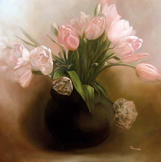 0002 - цветы, картина, натюрморт - оригинал