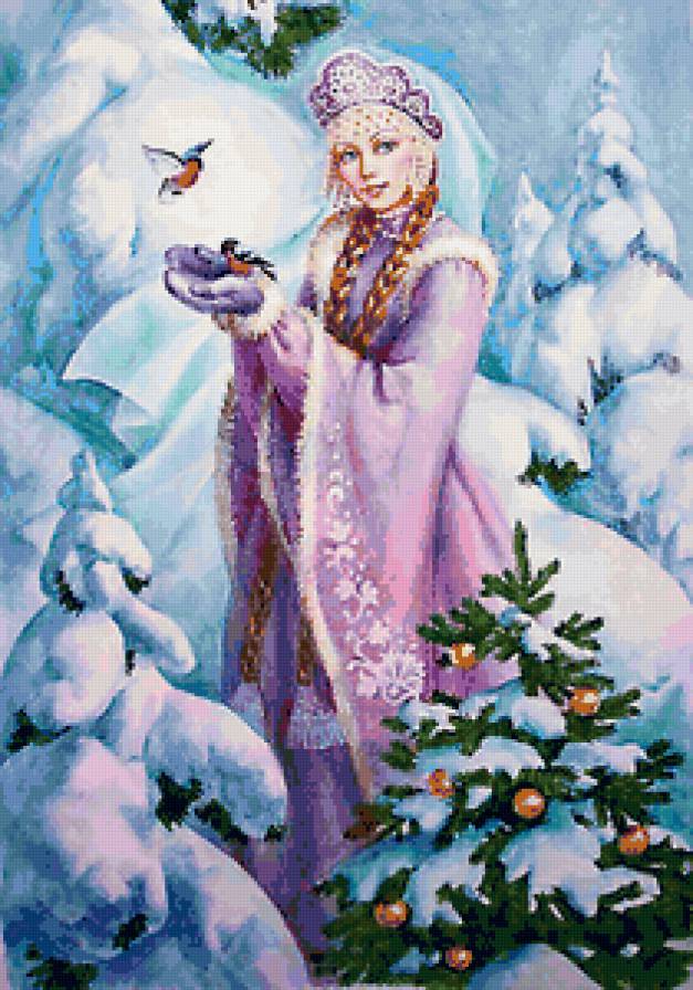 снегурочка - детям, зима, девушки, сказка - предпросмотр