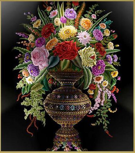 В подарок - ваза, букет, цветы - оригинал