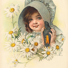 Оригинал схемы вышивки «- Children Portrait - 004» (№56281)