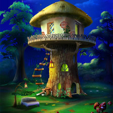 Схема вышивки «чудо домик»