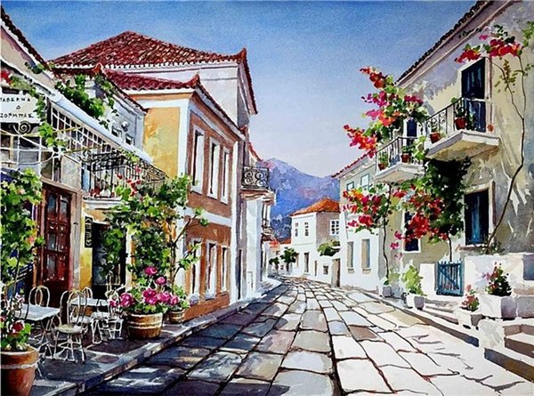 Красивая улочка)) - оригинал