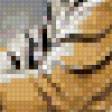 Предпросмотр схемы вышивки «Тигр на снегу» (№56860)