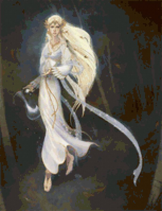 Галадриэль-2 (усложнённый вариант) - элберет, владычица., галалдриэль, властелин колец, лориен, lotr - предпросмотр